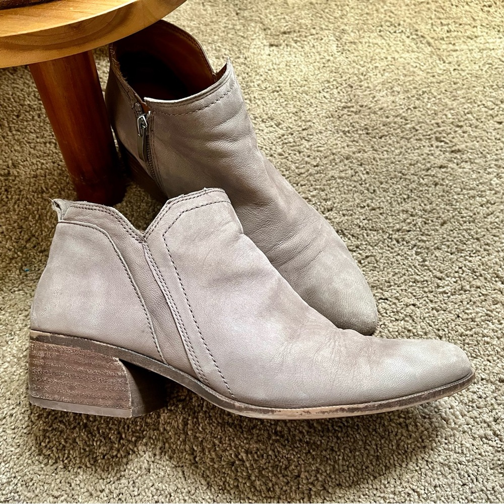 Women's Grey Franco Sarto Ankle Boots